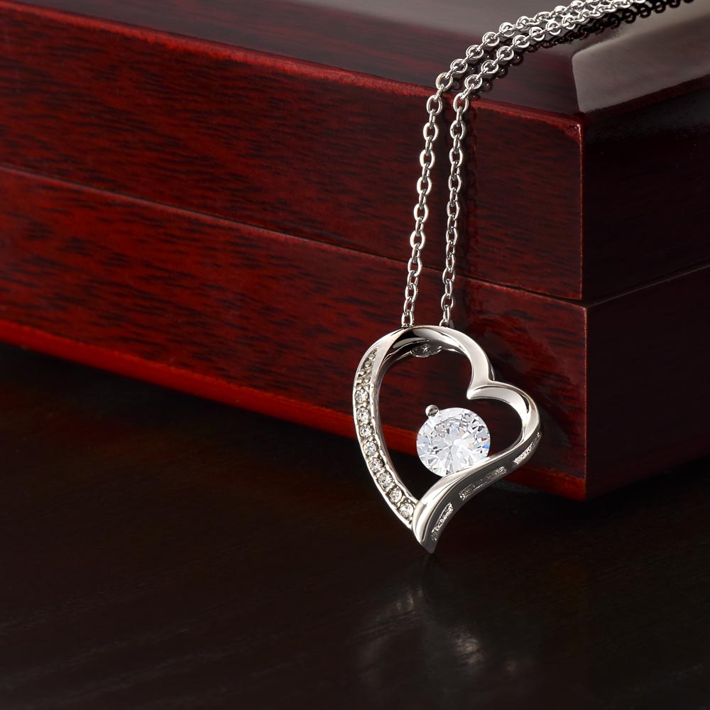 To My Soulmate "You Are My Rock" Heart Necklace