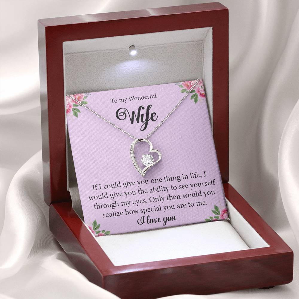Gift For Wife "You Are Special" Heart Necklace