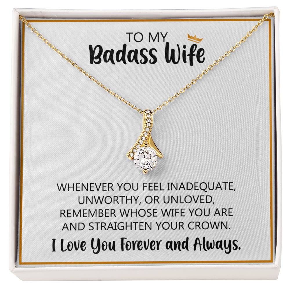 To My Wife "I Love You Forever" Necklace