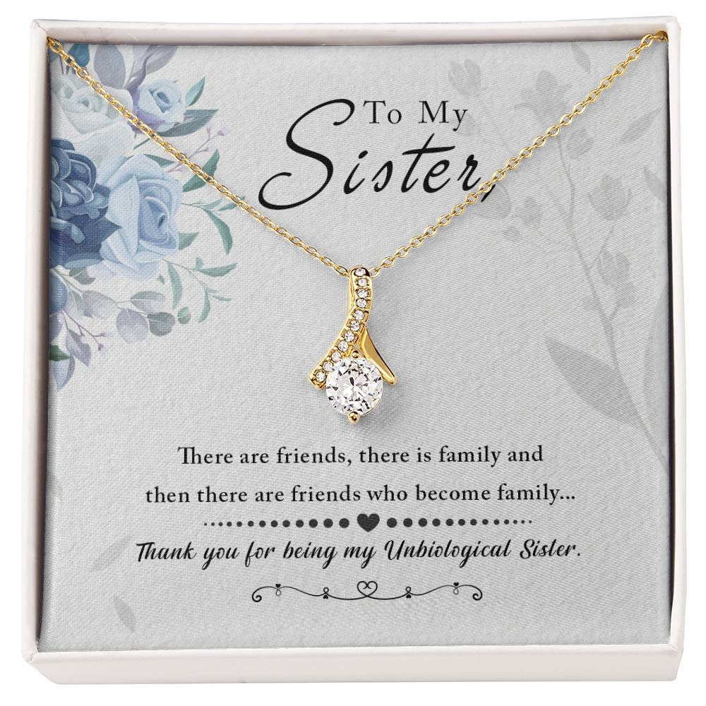 To My Sister "Thank You For Everything" Necklace
