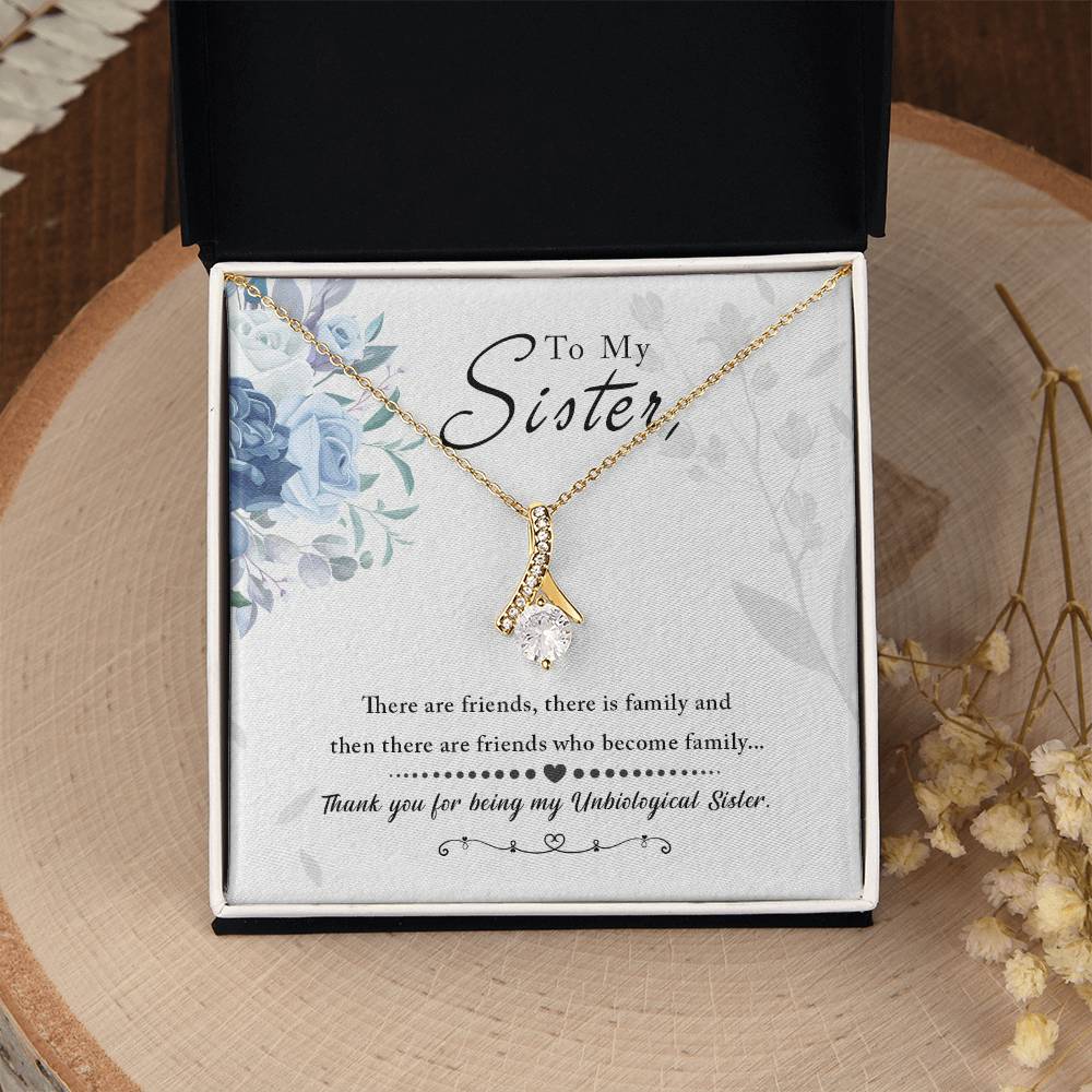 To My Sister "Thank You For Everything" Necklace