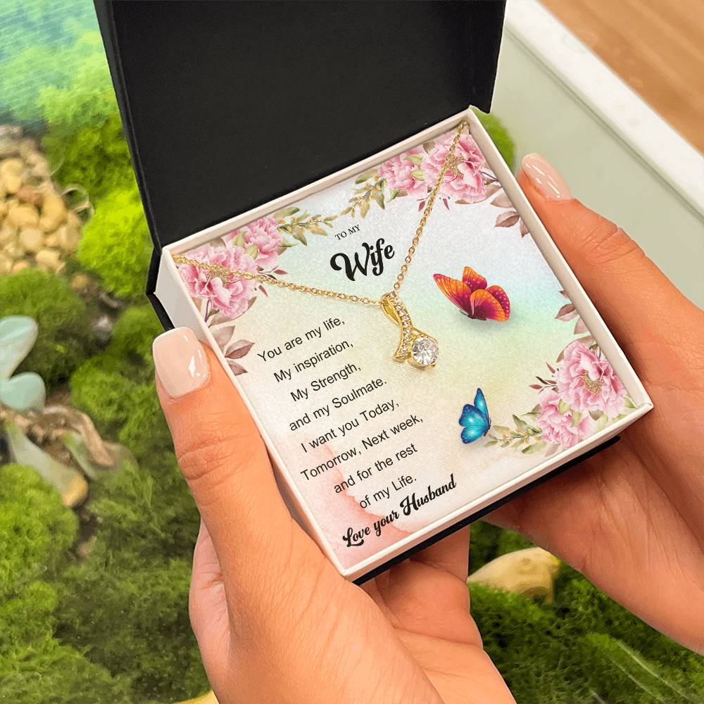 To My Wife "You Are My Life" Necklace