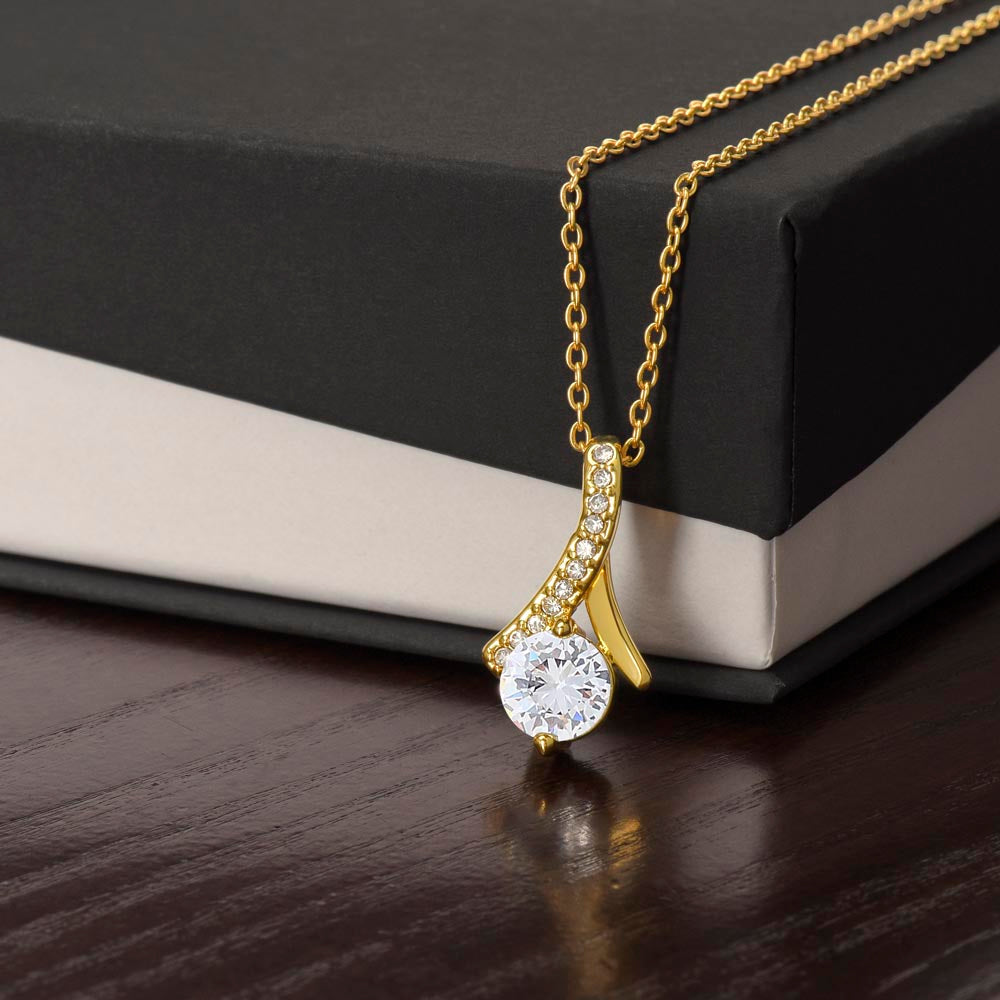 To My Wife "I Can't Live Without You" Necklace