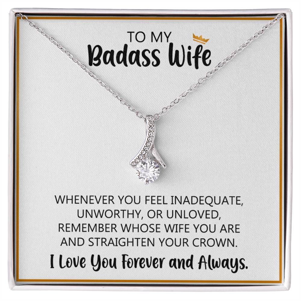 To My Wife "I Love You Forever" Necklace