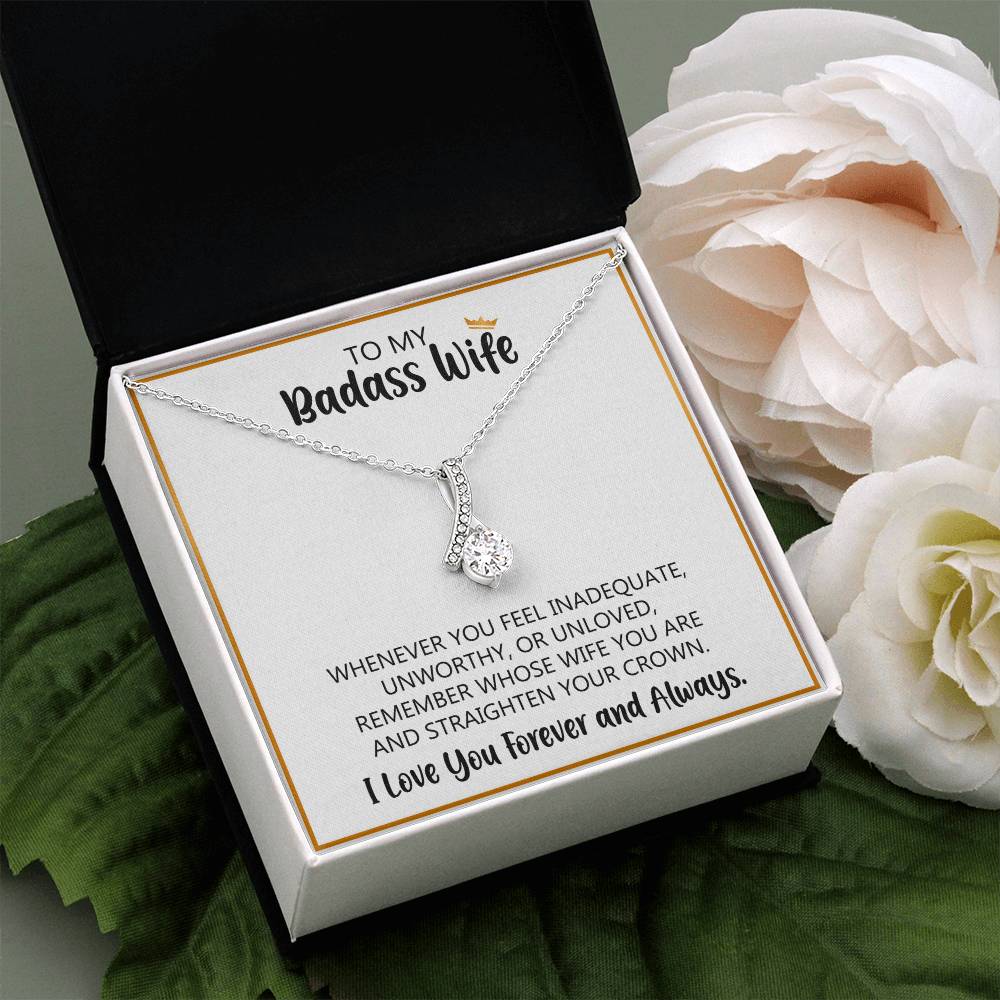 To My Wife "I Love You Forever" Necklace