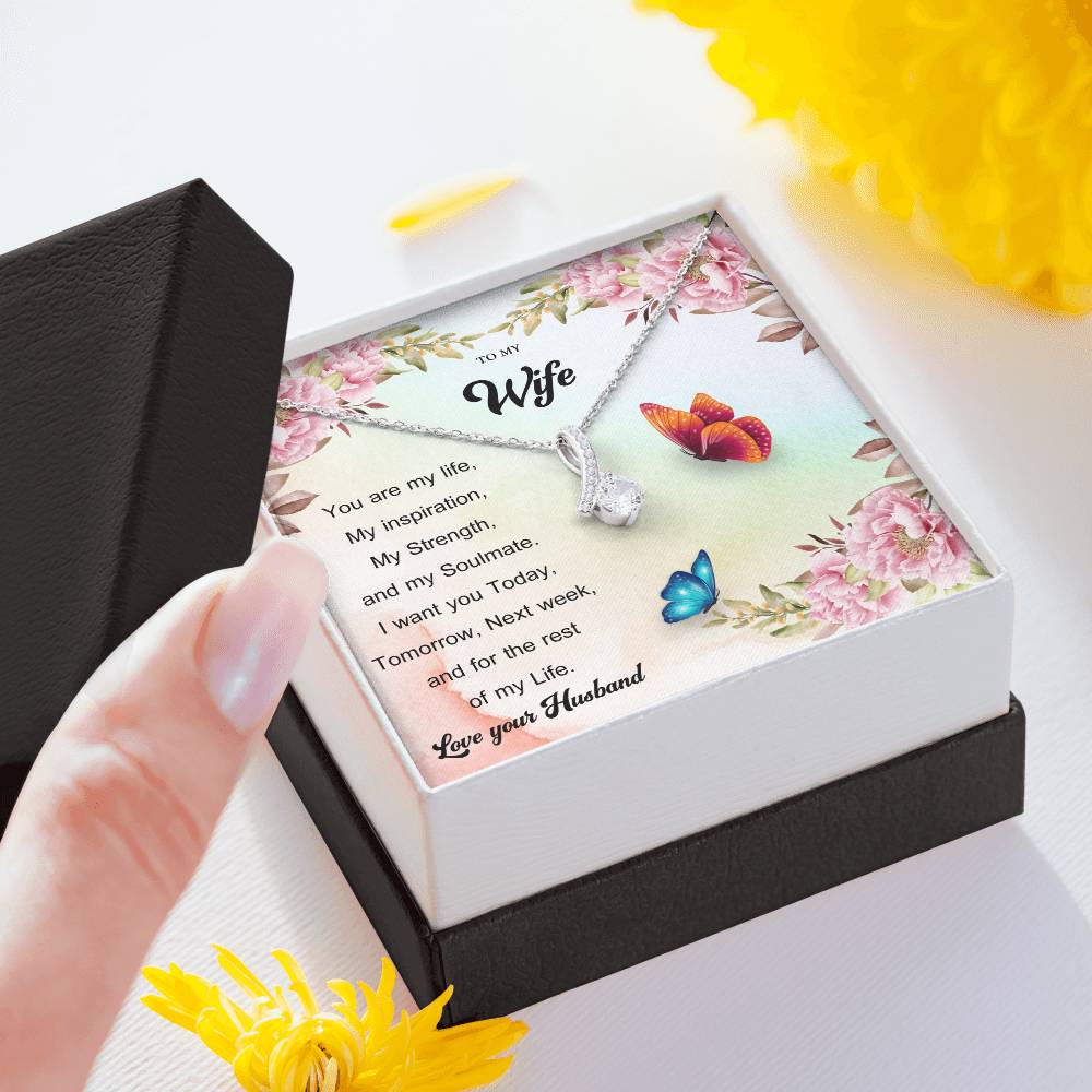 To My Wife "You Are My Life" Necklace