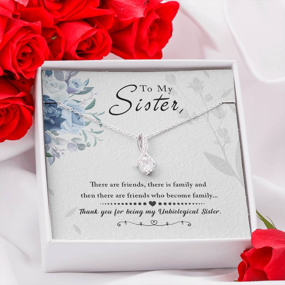 To My Sister "Thank You For Everything" Necklace