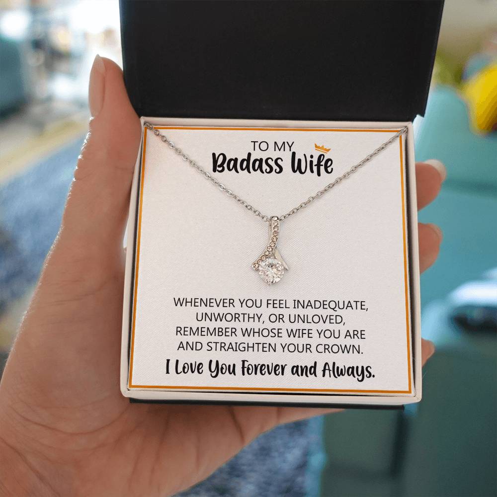 To My Wife "I Love You Forever" Necklace