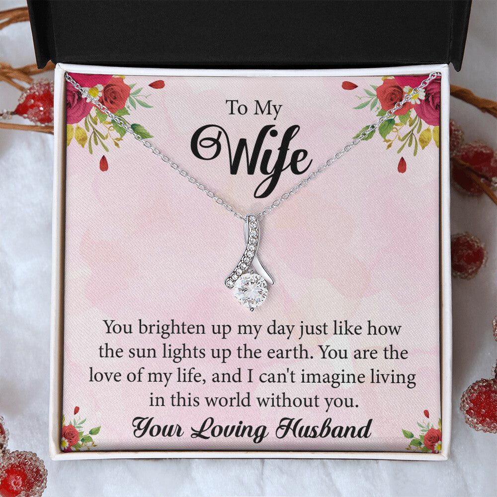 To My Wife "You Are The Love Of My Life" Necklace