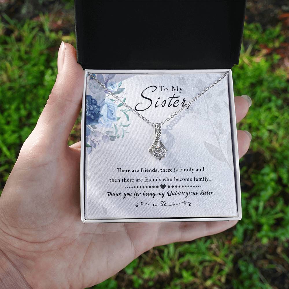 To My Sister "Thank You For Everything" Necklace
