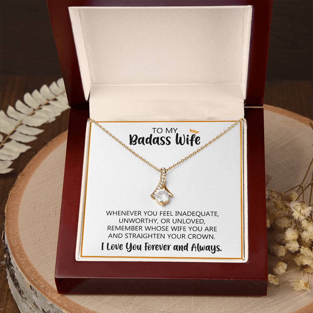To My Wife "I Love You Forever" Necklace