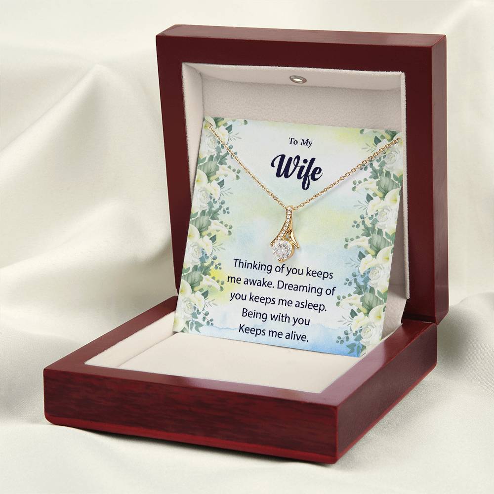 To My Wife "Thinking Of You" Necklace