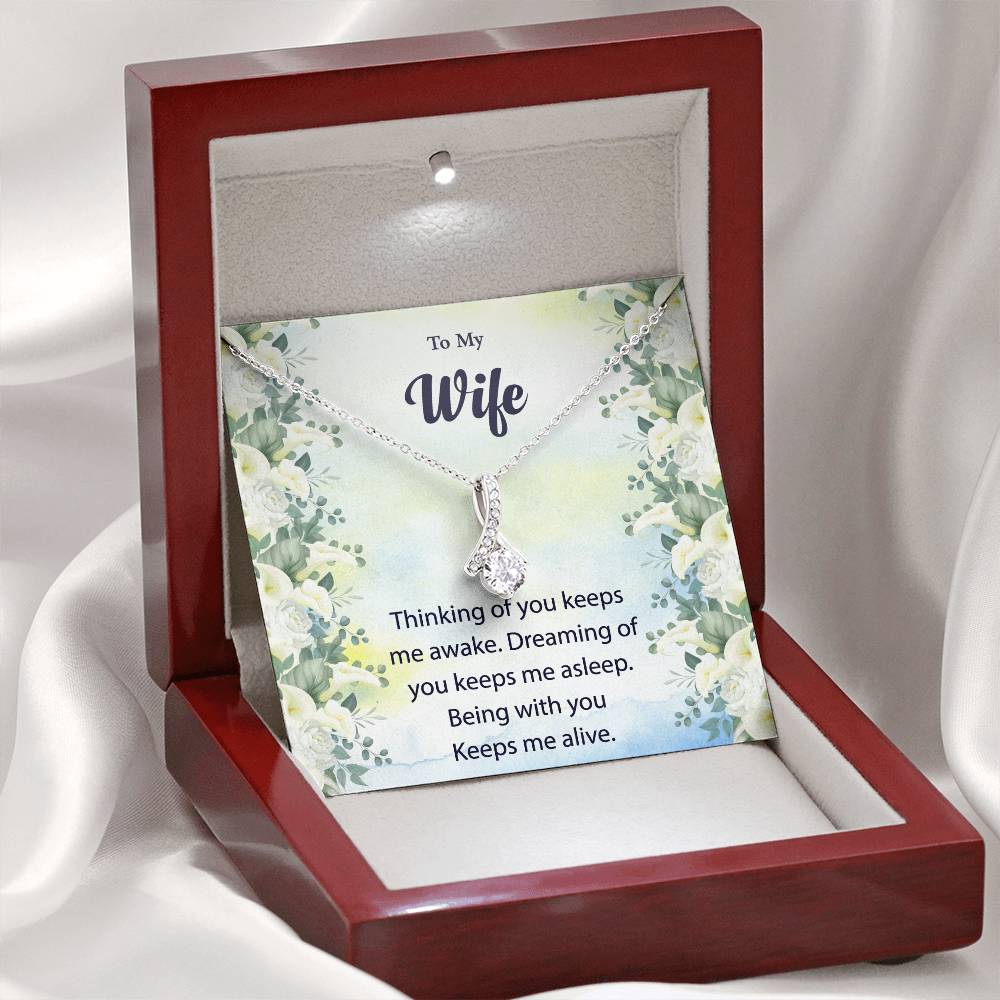 To My Wife "Thinking Of You" Necklace
