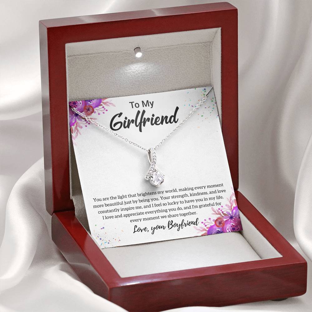 Gift For Girlfriend "I Feel So Lucky" Necklace