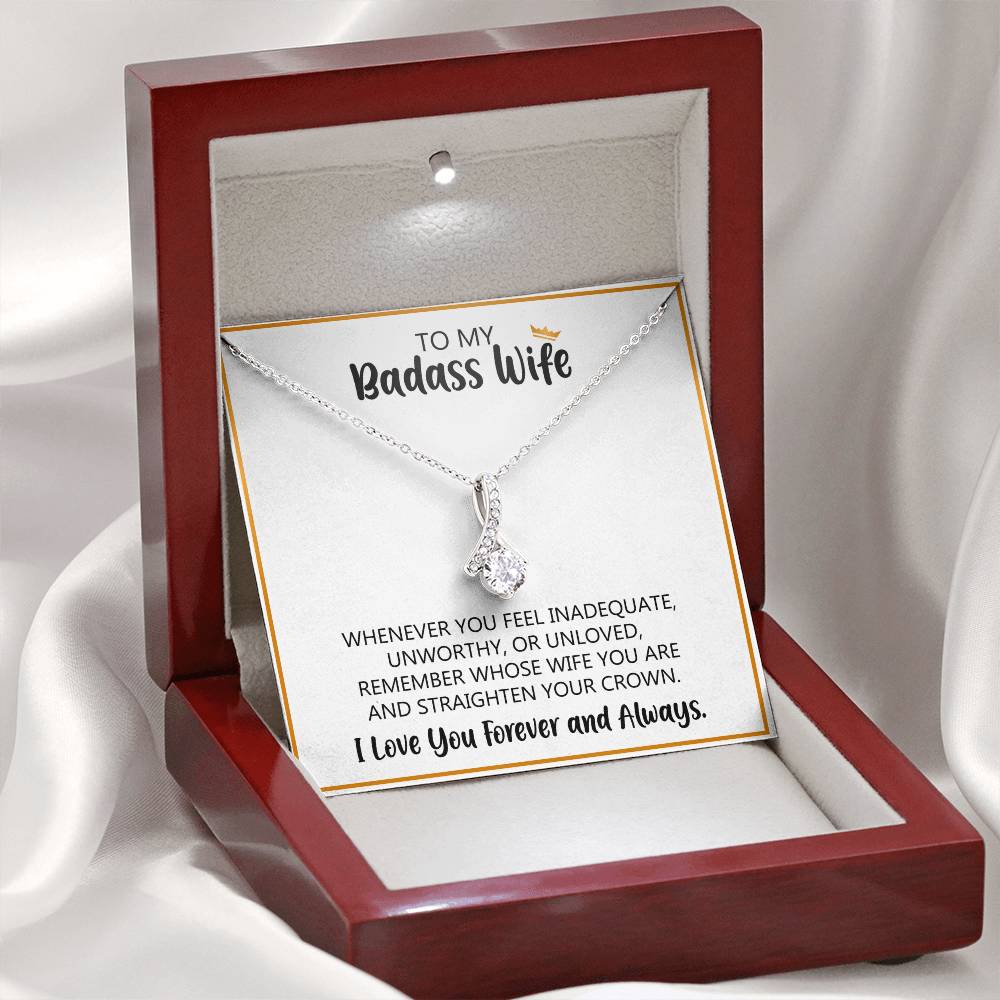 To My Wife "I Love You Forever" Necklace