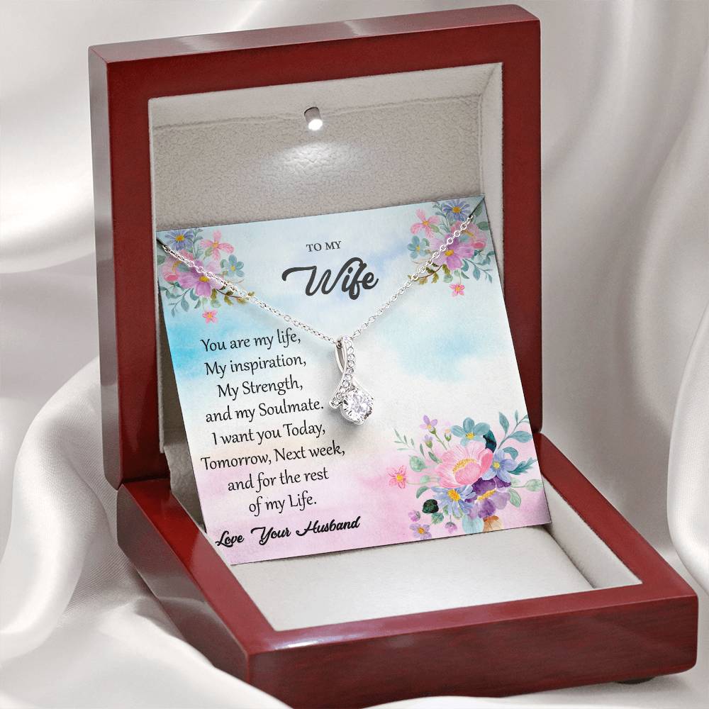 To My Wife "You Are My Inspiration" Necklace