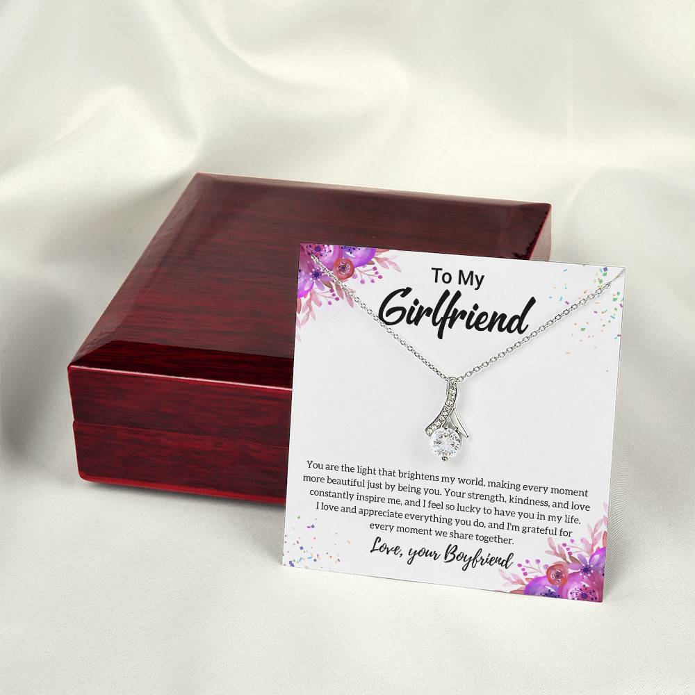 Gift For Girlfriend "I Feel So Lucky" Necklace