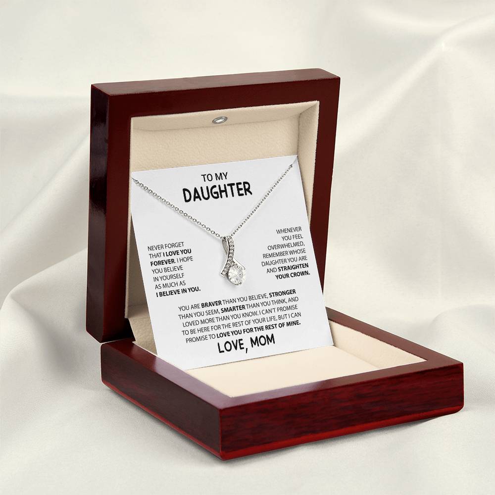 To My Daughter "I Believe In You" Necklace