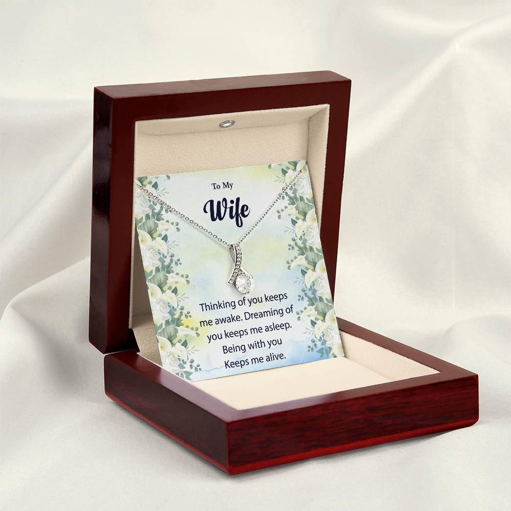 To My Wife "Thinking Of You" Necklace