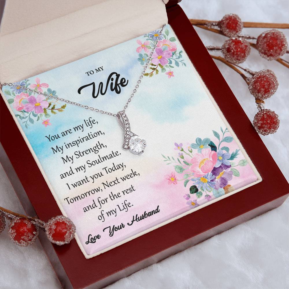 To My Wife "You Are My Inspiration" Necklace