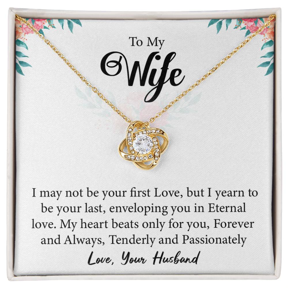 To My Wife "Forever And Always" Knot Necklace