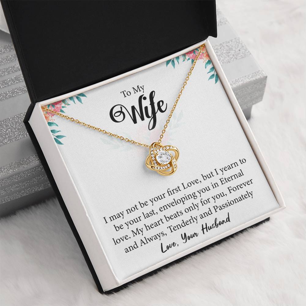 To My Wife "Forever And Always" Knot Necklace