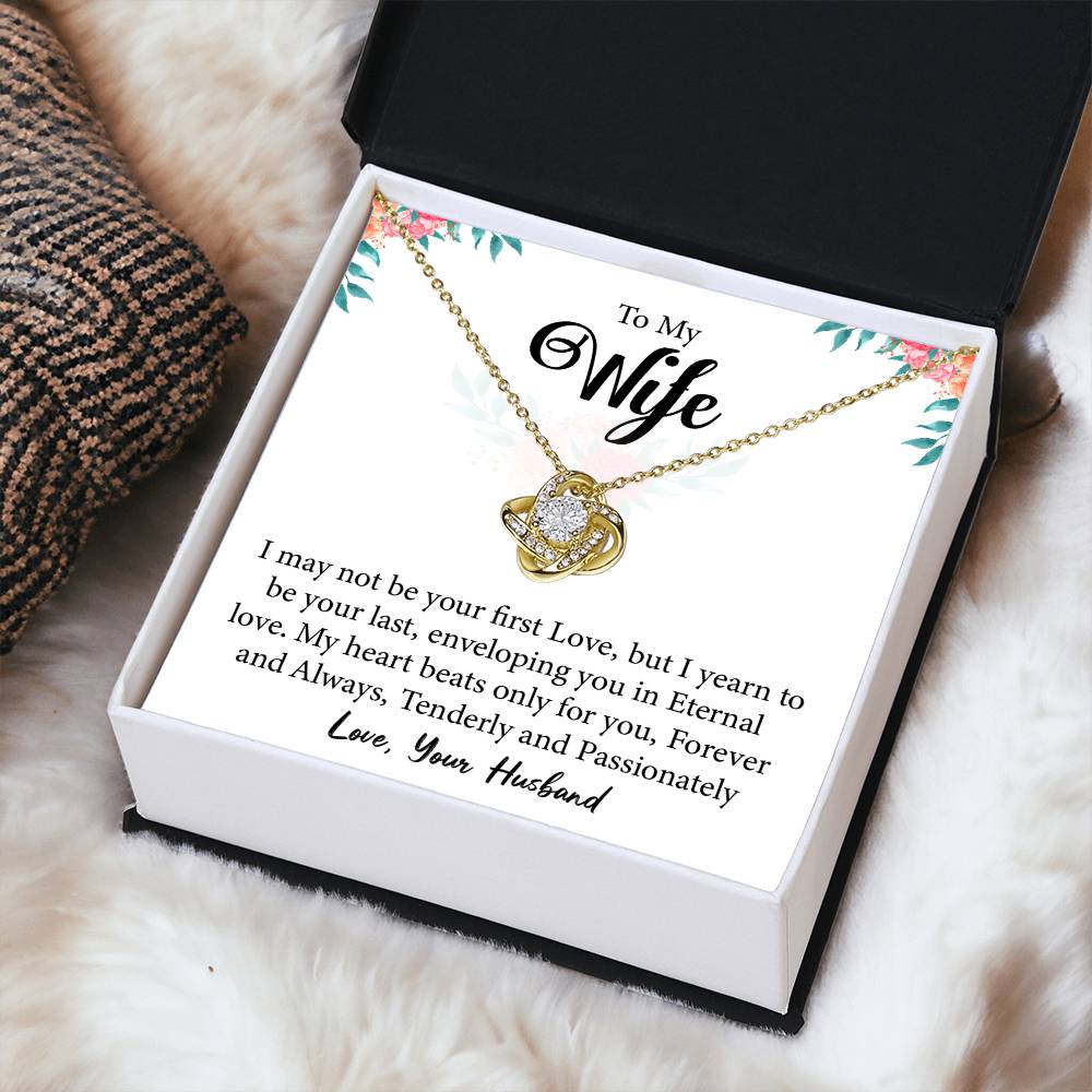 To My Wife "Forever And Always" Knot Necklace
