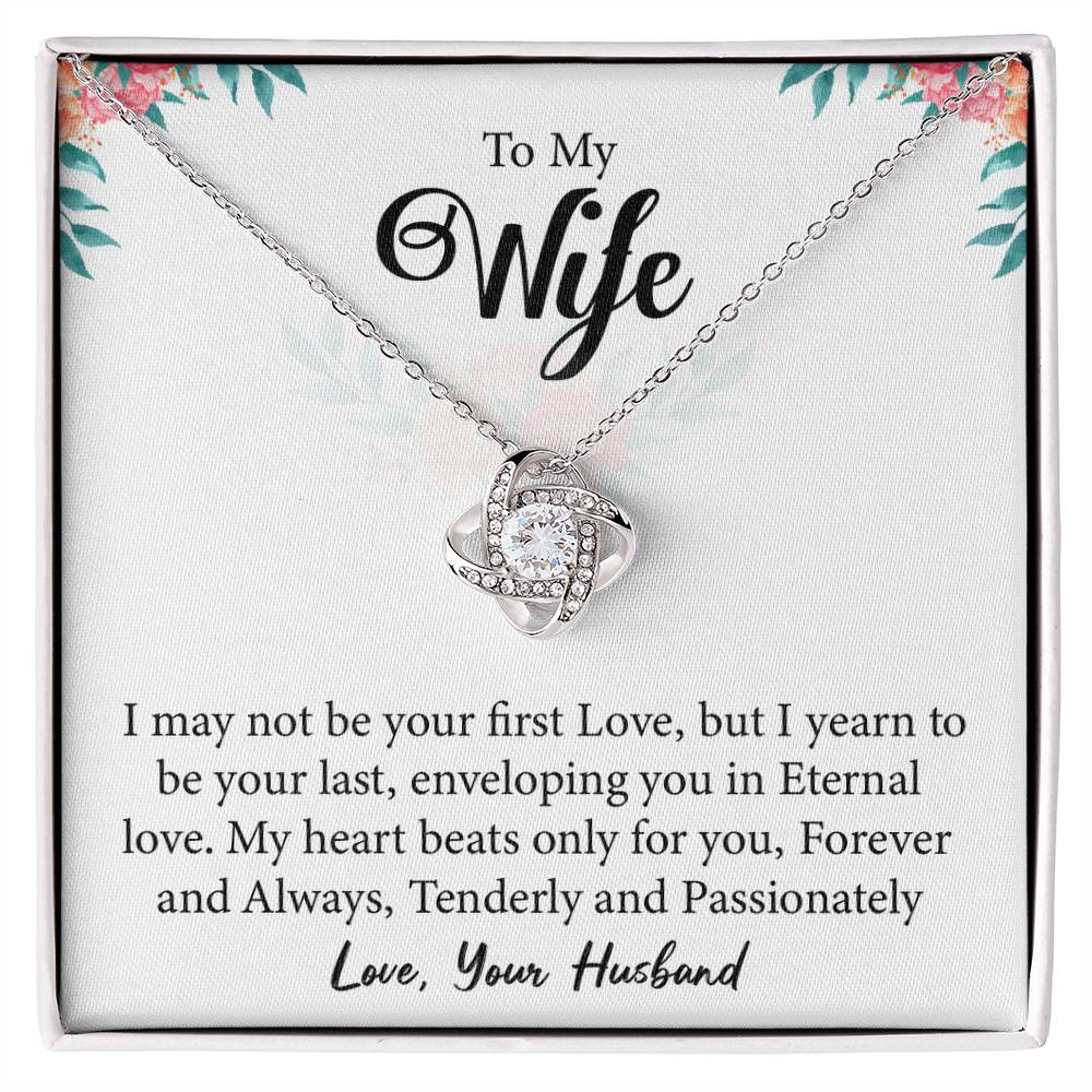 To My Wife "Forever And Always" Knot Necklace