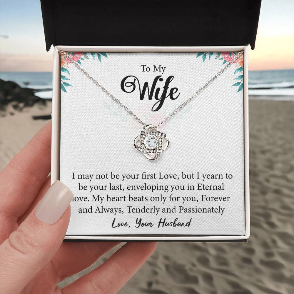 To My Wife "Forever And Always" Knot Necklace