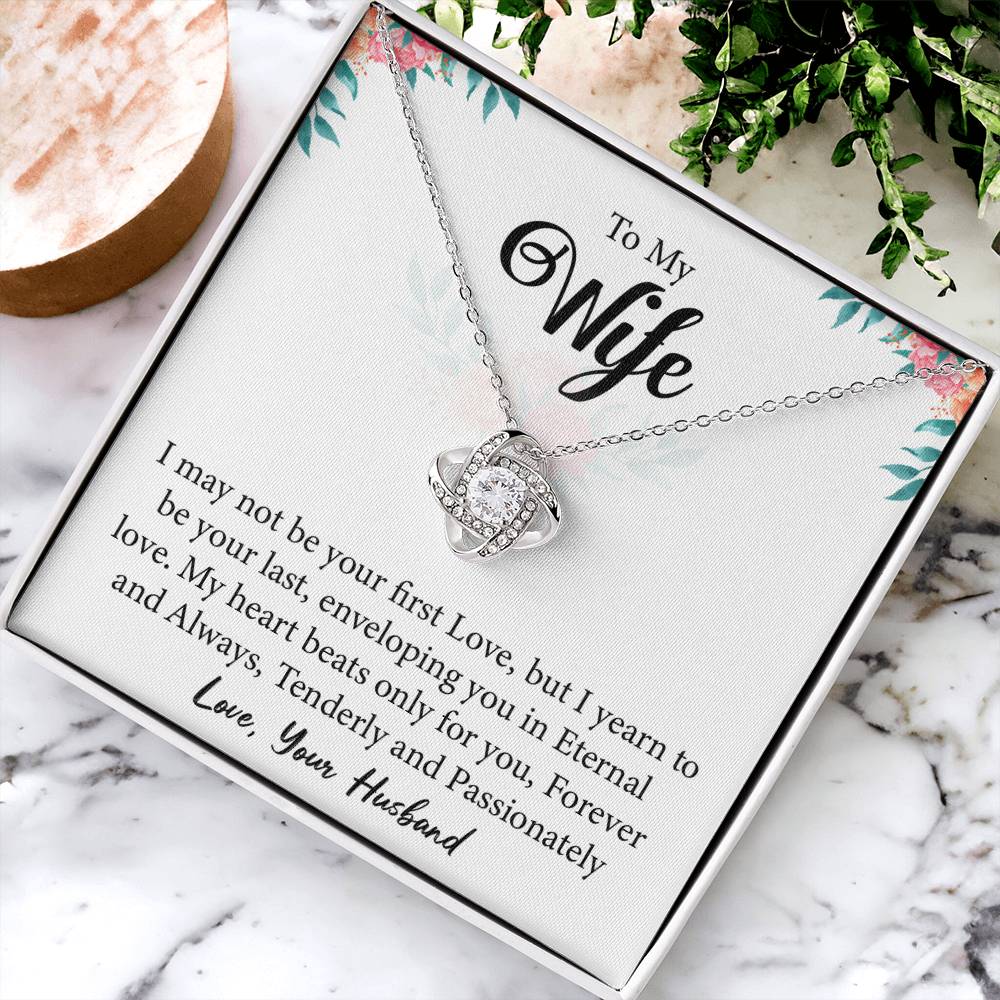 To My Wife "Forever And Always" Knot Necklace