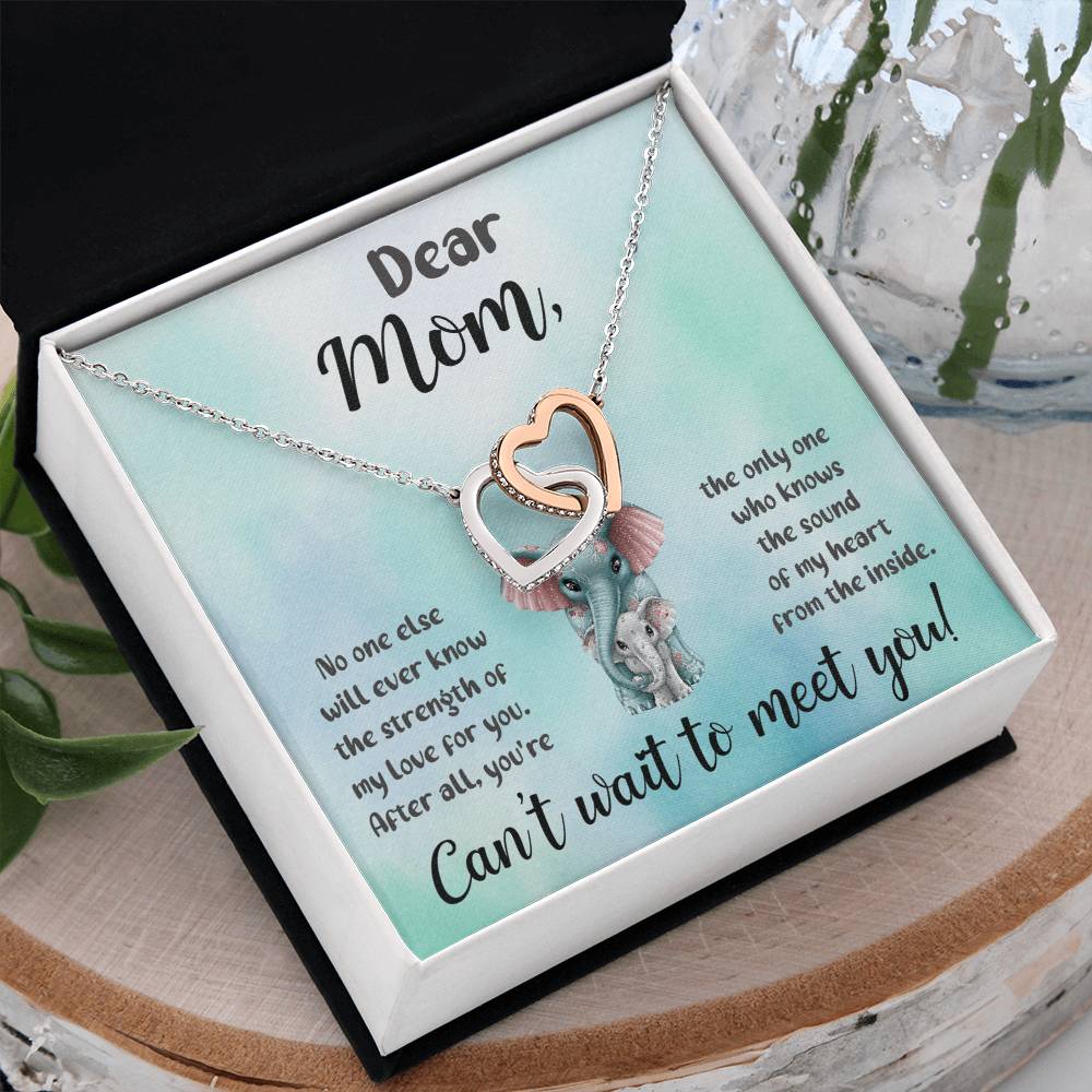 Dear Mom "Can't Wait To Meet You" Necklace