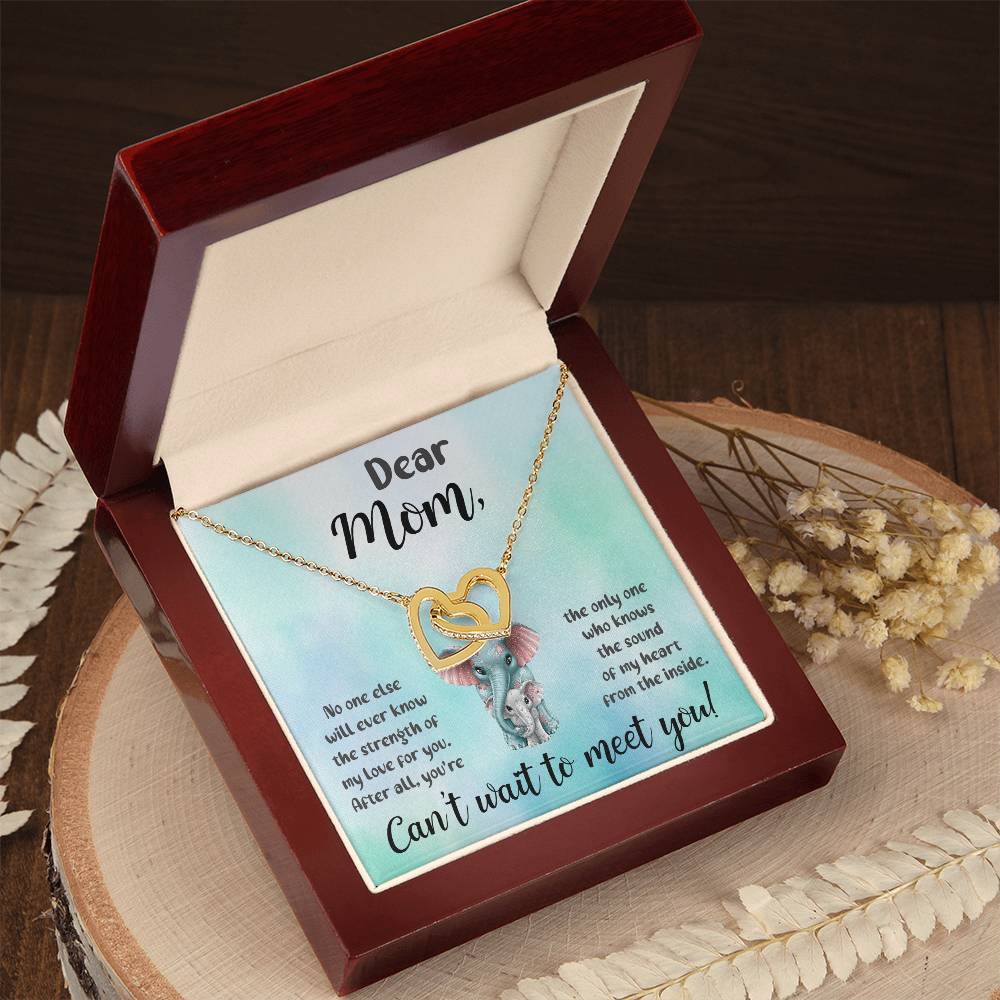 Dear Mom "Can't Wait To Meet You" Necklace