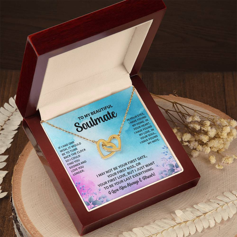 To My Beautiful Soulmate "In Your Soul I Have Found My Mate" Necklace