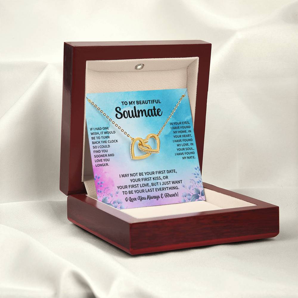 To My Beautiful Soulmate "In Your Soul I Have Found My Mate" Necklace
