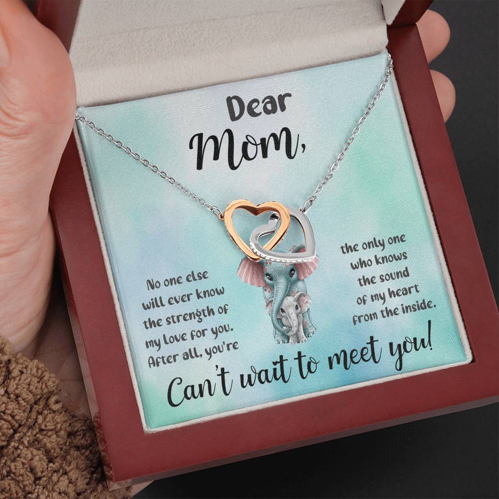 Dear Mom "Can't Wait To Meet You" Necklace