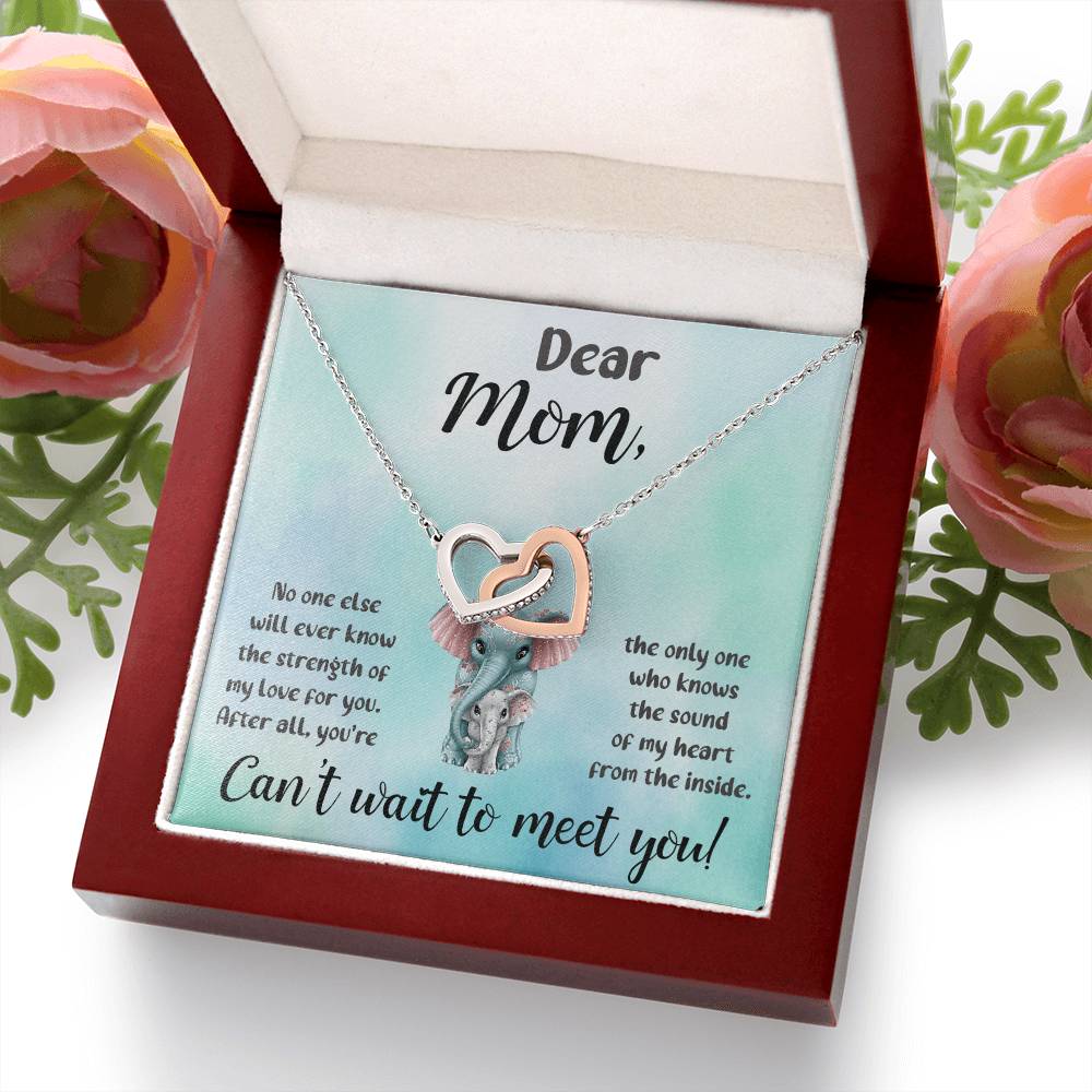 Dear Mom "Can't Wait To Meet You" Necklace