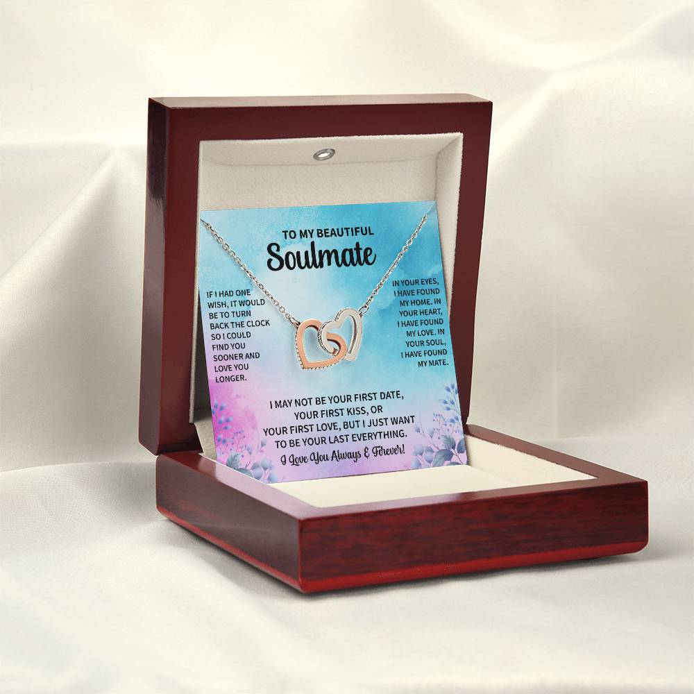 To My Beautiful Soulmate "In Your Soul I Have Found My Mate" Necklace