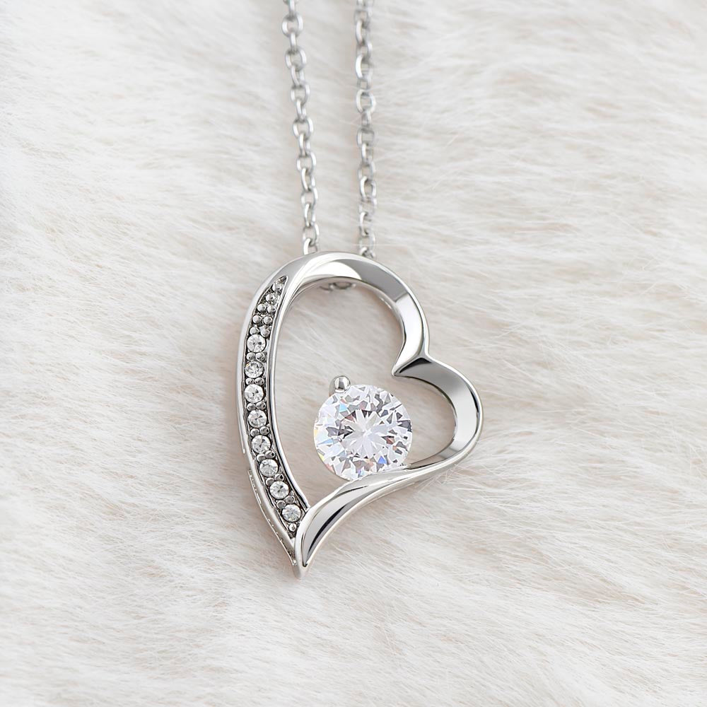 To My Soulmate "You Are My Rock" Heart Necklace