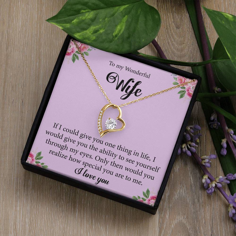Gift For Wife "You Are Special" Heart Necklace