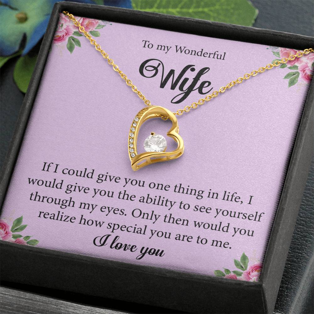 Gift For Wife "You Are Special" Heart Necklace