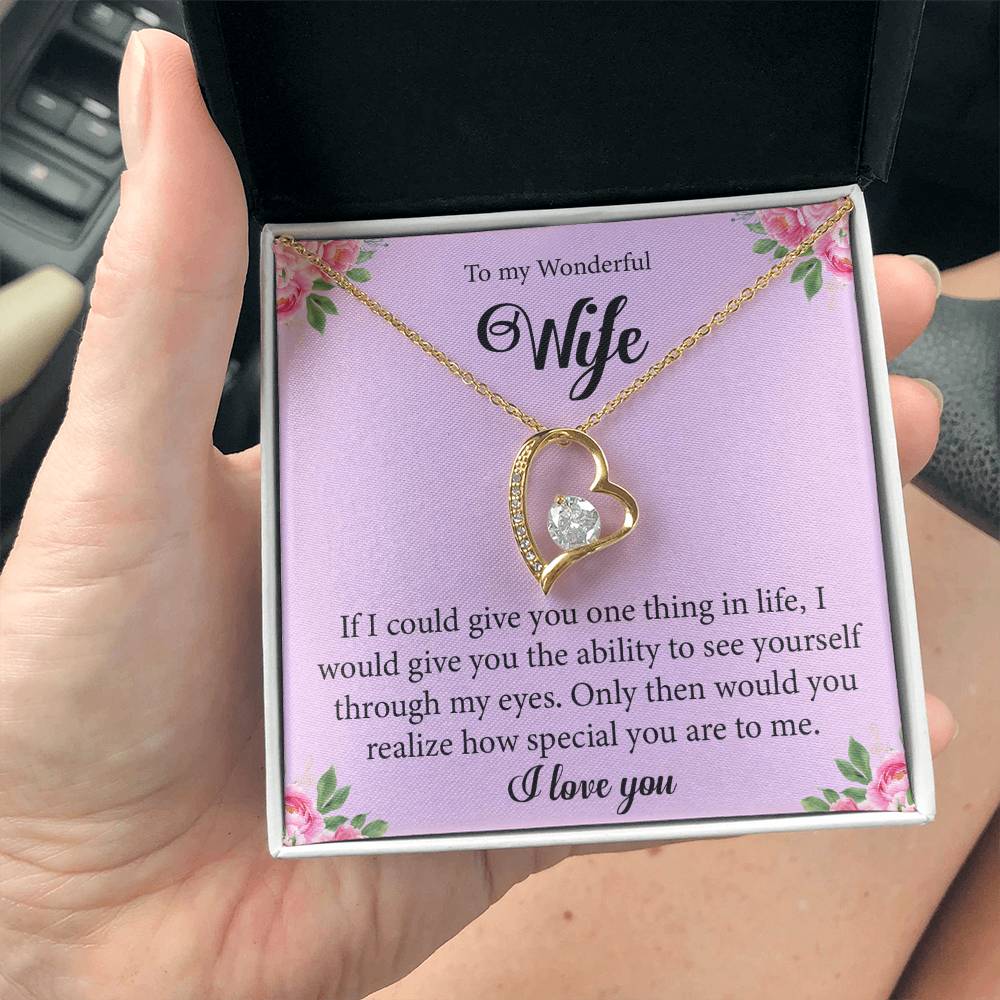 Gift For Wife "You Are Special" Heart Necklace