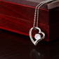 To My Soulmate "You Are My Rock" Heart Necklace