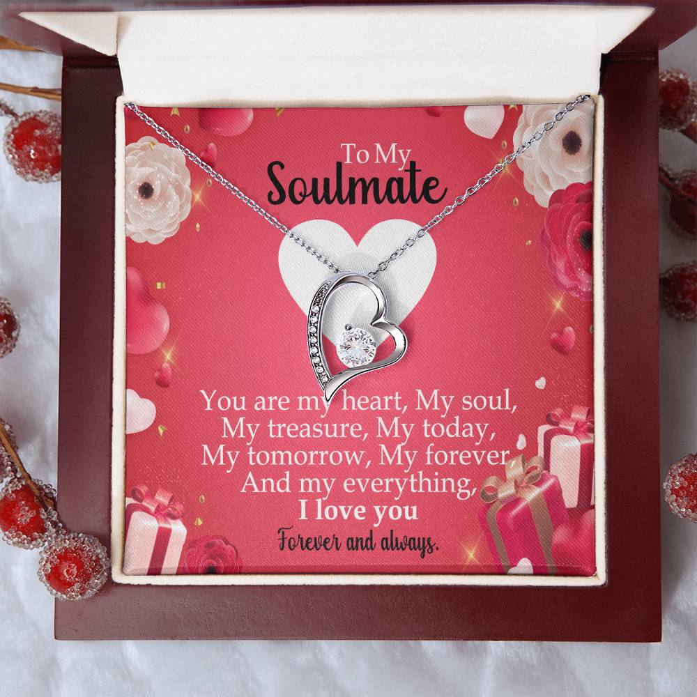 To My Soulmate "You Are My Heart" Necklace