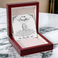 To My Daughter "I'm Always Right Here In Your Heart" Necklace