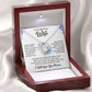 To My Wife "I Will Love You Forever" Heart Necklace