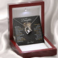 To My Daughter "You Will Always Be My Baby Girl" Heart Necklace