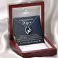 To My Wife "I Knew You Were The One" Heart Necklace