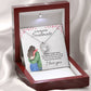 To My Soulmate "You Are My Rock" Heart Necklace