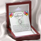 To My Girlfriend "You Are Always On My Mind" Heart Necklace