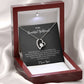 Gift For Girlfriend "Meeting You Was Fate" Heart Necklace